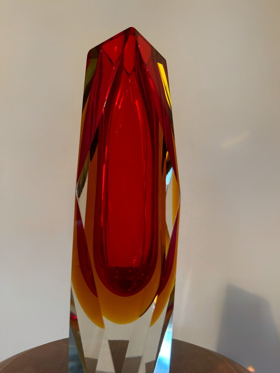 Image 1 of Murano Sommerso vaas jaren 60 (25cm)