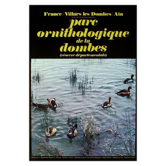 Image 1 of KOLLEKTIVE - DRAEGER TOURISM Dombes Ornithologischer Park - Ain-Plakat 1960