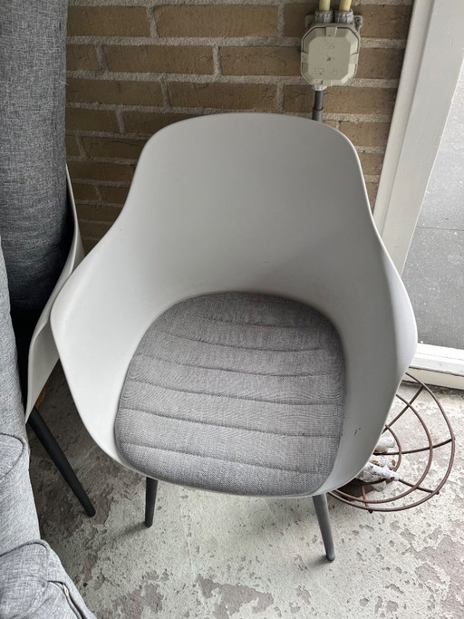 Kuipstoelen wit – Plastic