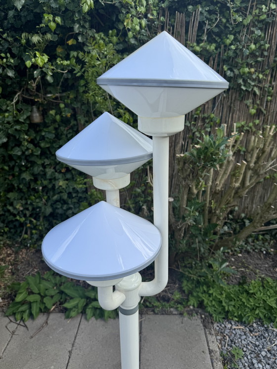 Image 1 of Vintage Space Age Vloerlamp – Triple UFO Design – 155 cm
