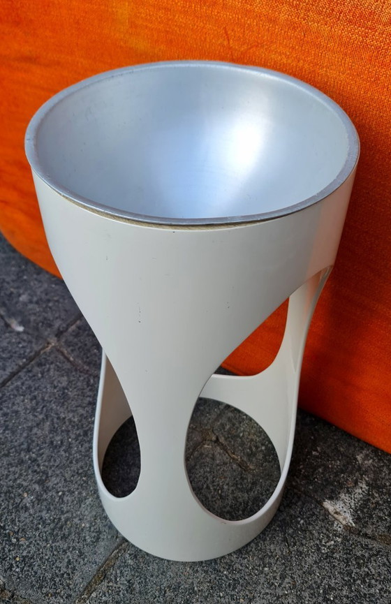 Image 1 of Space Age Ashtray Column Planter Fruit Bowl Unique