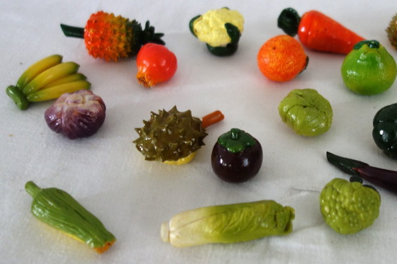 Image 1 of Vintage Ceramic Fruit and Vegetable Bowl #2