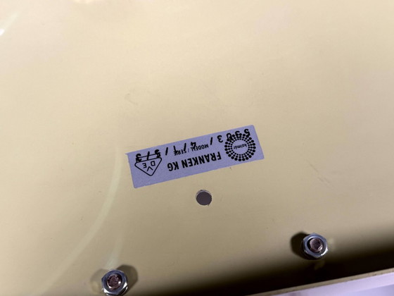 Image 1 of 60er 70er Jahre Ice Glas Plafoniere Flush Mount von Kalmar Franken KG Österreich