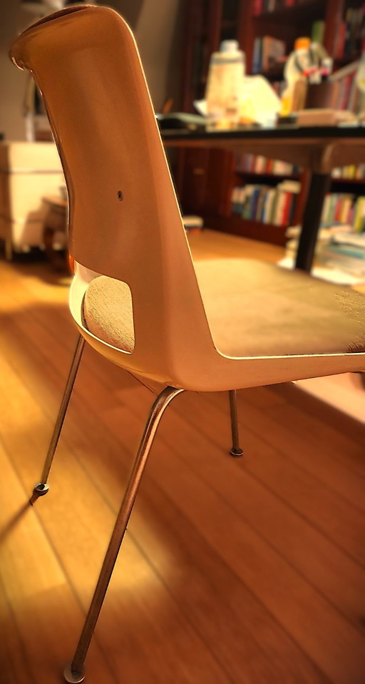 Set di 5 Gispen 2210 originali – André Cordemeyer – 1979 – Ex sala riunioni C&A Kortrijk – eetkamerstoelen (photo 2 of 9)