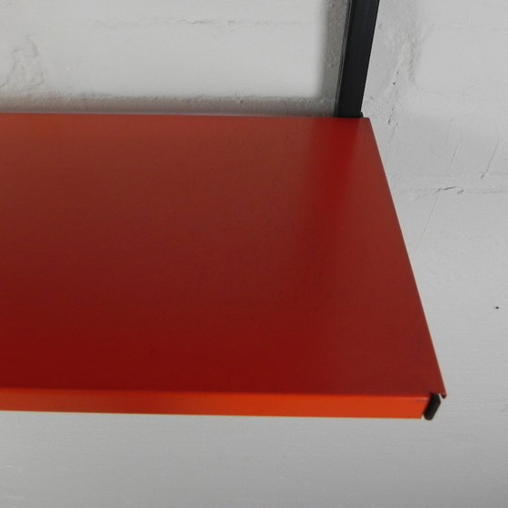 Image 1 of Tomado Holland wall rack - A. Dekker orange black, 1970s