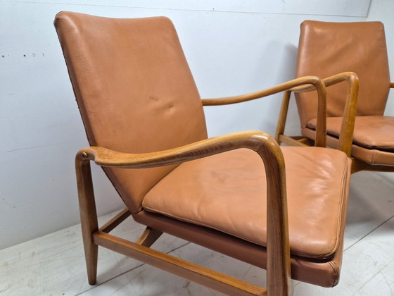 Image 1 of Coppia di poltrone scandinave attribuite ad Axel Larsson, circa 1960.