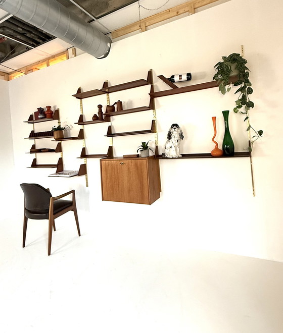 Image 1 of Vintage XL modulair wandsysteem, WK Möbel ‘60