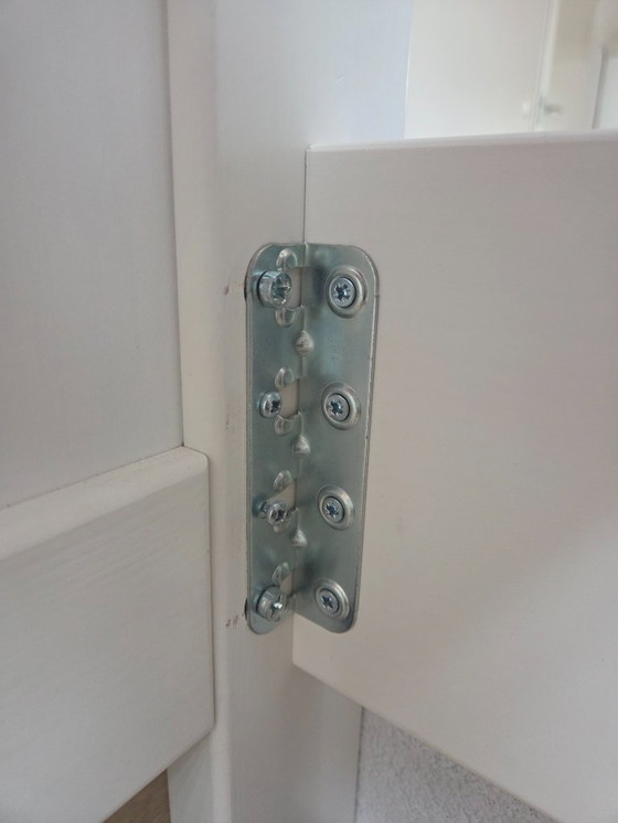 Image 1 of Stilvolles weißes Bett inklusive Lattenrost 90 x 200 cm