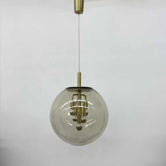 Image 1 of Doria Leuchten globe glass hanging lamp , 1970s