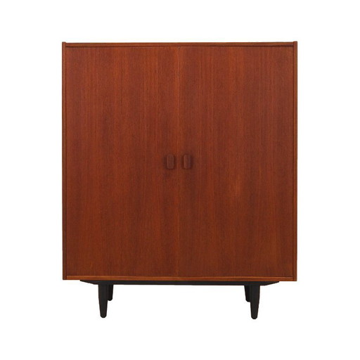 Armario de teca, diseño danés, década de 1970, producción: Dinamarca