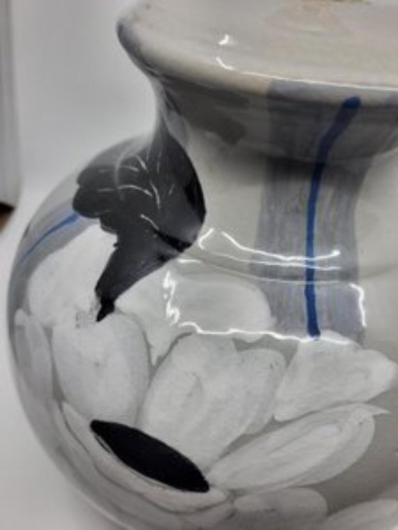 Image 1 of Hubert Olivier ceramic table lamp, France, 1980