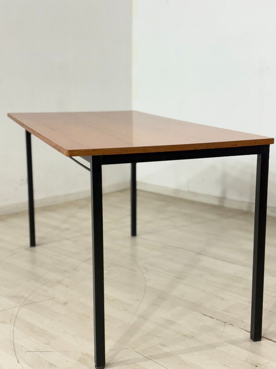 Image 1 of Mesa de comedor de teca de mediados de siglo / Escritorio Labofa / Mesa de cocina / Mesa de oficina / Mesa de madera