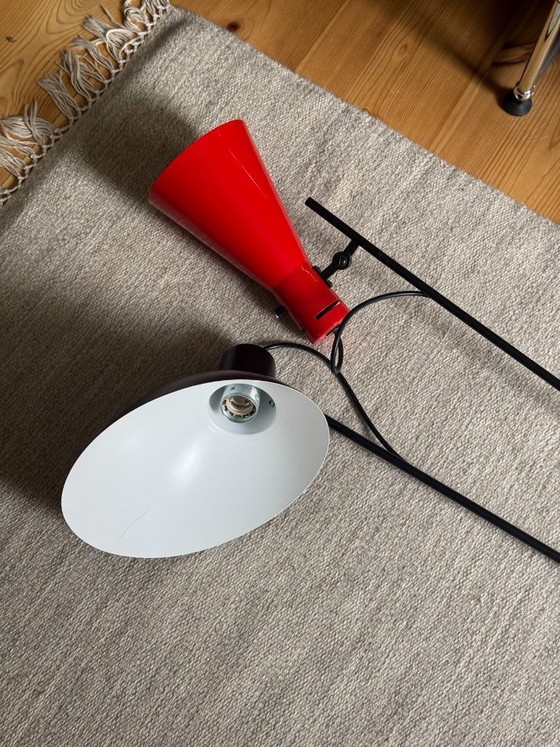 Image 1 of Lámpara colgante Astep VV Cinquanta, negro/rojo