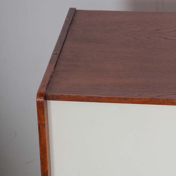 Image 1 of Yellow and white chest of drawers by Jiri Jiroutek, model U-452, 1960