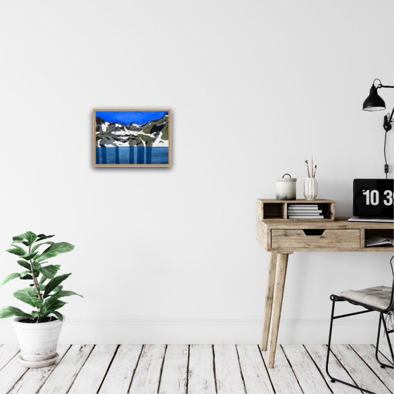 Image 1 of Gouache op 250g natuurpapier. Formaat 40x30cm.