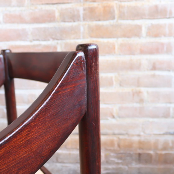 Image 1 of Carimate chair Vico Magistretti wicker seat 1970s