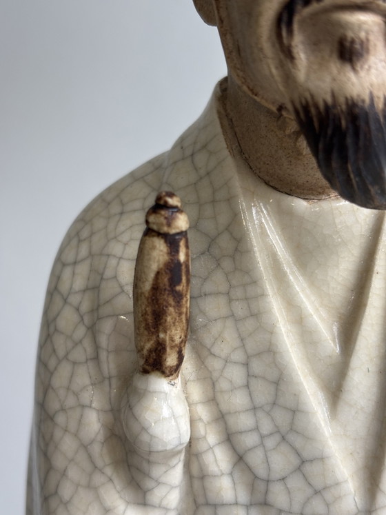 Statuetta vintage in ceramica Shiwan proveniente dalla Cina – Oggetti decorativi, Wood (photo 6 of 13)