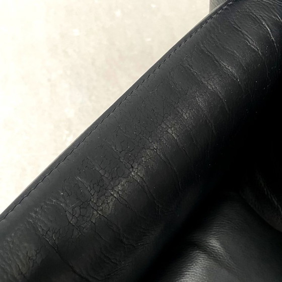 Poltrona girevole Maua in pelle nera, modello Design On Stock – Sedie girevoli, Metal, Leather (photo 14 of 16)