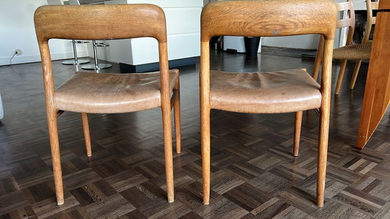 Image 1 of 2x Niels Otto Møller Model 84 Chairs