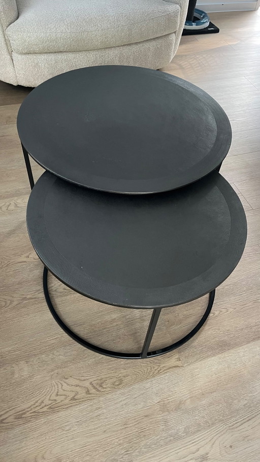 Talca Light & Living Salon Tafel Set – salontafels, Stone, rvs (photo 2 of 10)