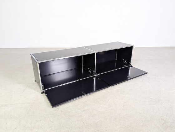 Image 1 of Credenza originale USM Haller 1x2 Fritz Haller nera
