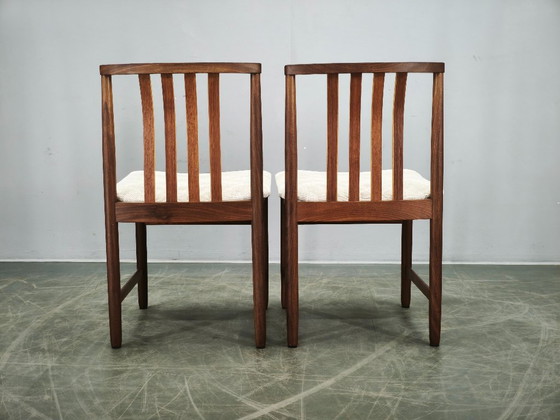 Image 1 of Set of Four Danish Teak Dining Chairs, Scandinavia, 1960s
