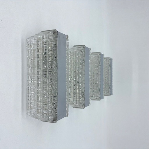 Satz von 4 kaiser Leuchter Wandlampen / Wandleuchter , 1970er Jahre Deutschland