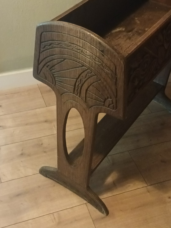 Image 1 of Art nouveau houten plantenbak