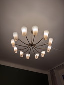 Lampada a sospensione dal design Sputnik