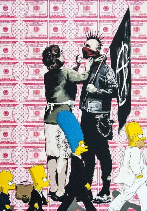 DEATH NYC Estampe d'art signée avec certificat d'authenticité