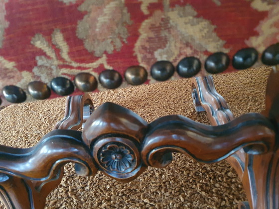 Image 1 of 4x Esszimmerstühle Gobelin