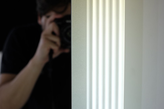 Image 1 of Specchio quadrato vintage in vetro, Italia, anni '70.