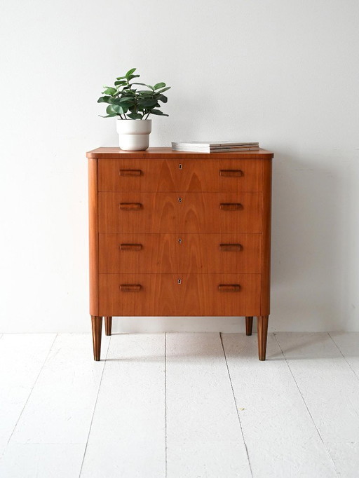 Commode suédoise en teck des années 1960
