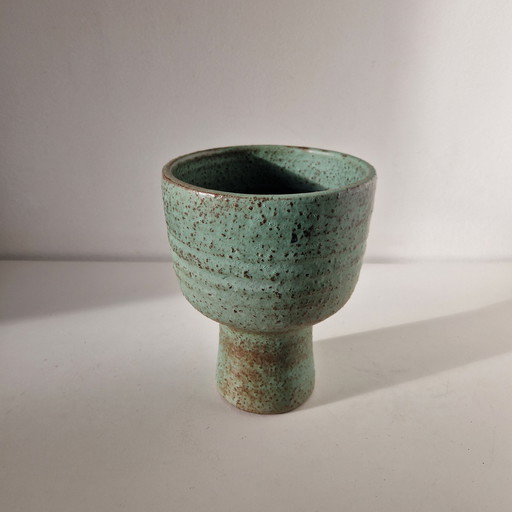 Mobach Vintage vaso da fiori su piede vaso da fiori in ceramica design anni '60