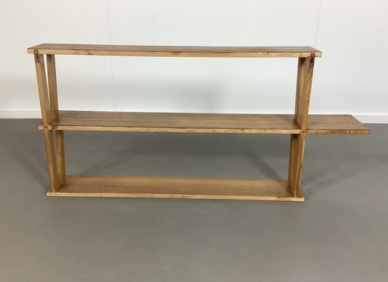 Image 1 of Fifties sixties wandrek vintage rek voor aan de muur