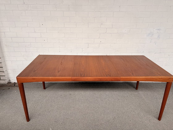 Image 1 of Bramin, table de design danois avec rallonge et 4 chaises