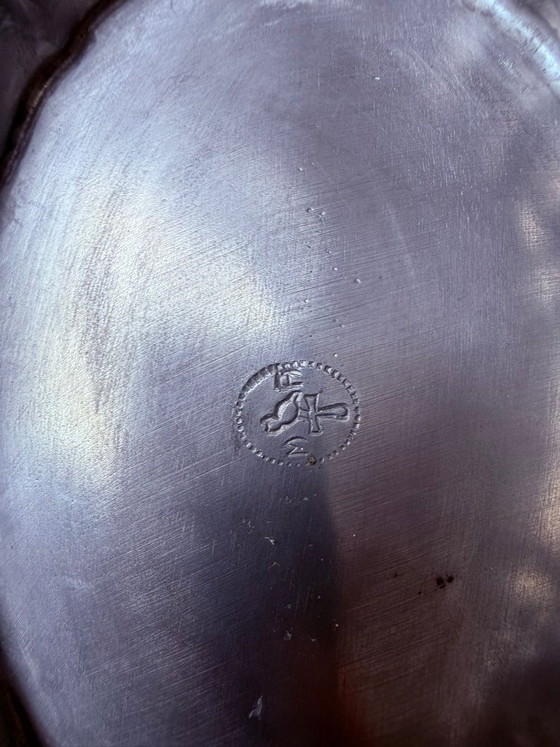 Vintage Italiaanse Soepterrine – Tafelwaar, Metal, Silver (photo 5 of 7)