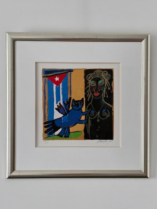 Corneille - Memory of Cuba - Gesigneerd - 2000