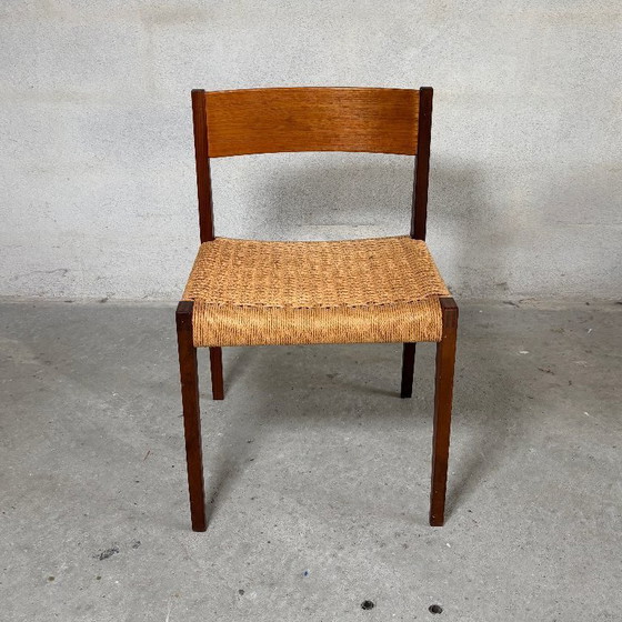 Image 1 of 4x Esszimmerstühle „Pia“ — Poul Cadovius, 1960er Jahre