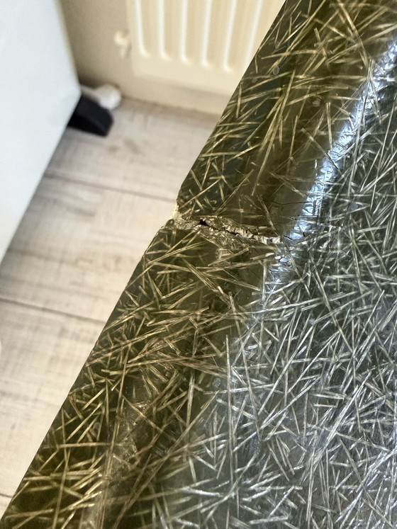 Image 1 of Chaise coque Eames verte Herman Miller (fibre de verre)