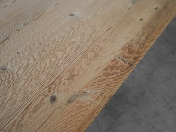 Image 1 of Kiefernholztisch, dänisches Design, 1990er Jahre, hergestellt in Dänemark