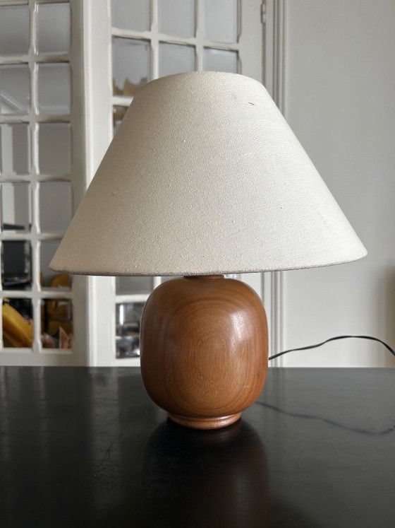 Houten lamp uit de jaren 60 – Tafellampen, Wood (photo 4 of 11)