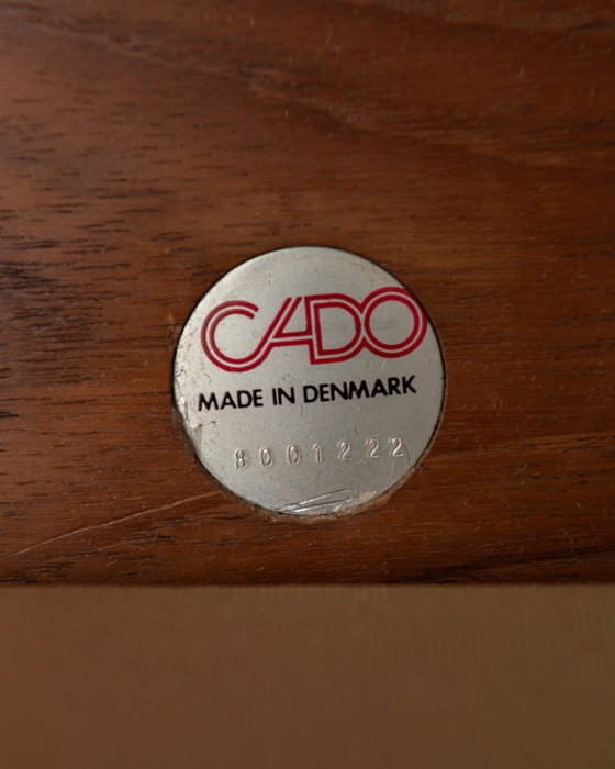 Image 1 of Canapé deux places Senator vintage par Ole Wanscher pour Cado | Structure en teck danois | Revêtement d'origine | Années 1960