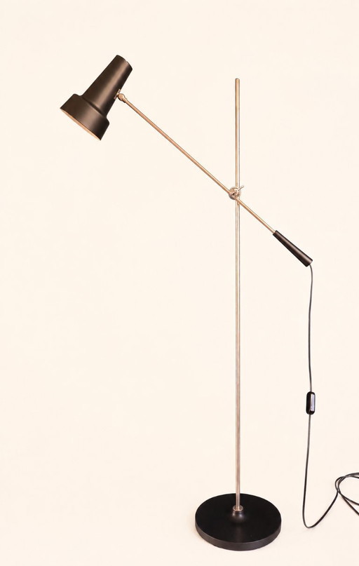 Vintage floor lamp - Hagoort Lampen | 329 | black - 1960s