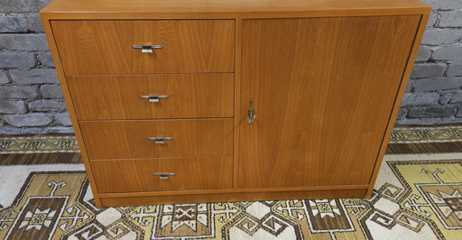 Möbelstück mit 4 Schubladen 1 Tür Jahr 1960 Vintage