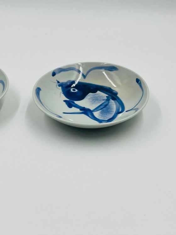 Lot 2 Assiettes Carpe Koï Vintage – Vaisselle, Céramique (photo 5 of 6)
