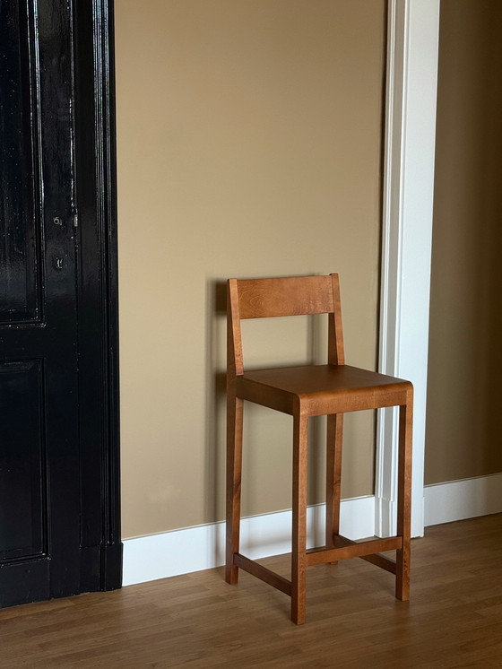 Image 1 of FRAMA Barstuhl 01 H65 Warm Brown Birch (2er Set)