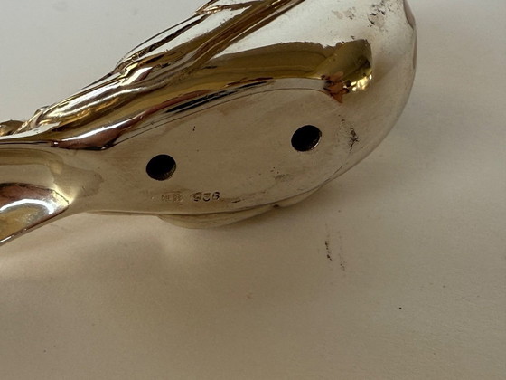 Image 1 of Uccelli smaltati in argento sterling Saturno