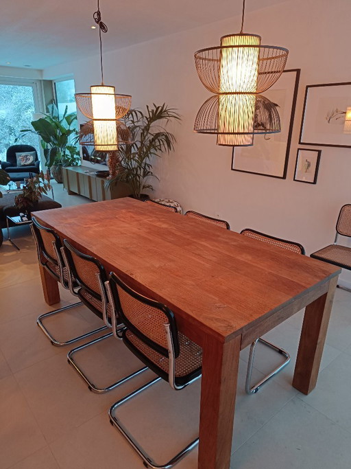 Heavy Solid Teak Dining Table (200x100)