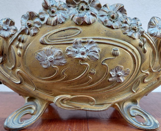 Image 1 of Bronze Planter, Claude Bonnefond